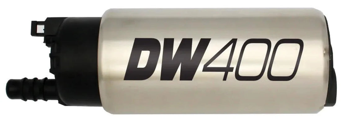 DeatschWerks 415LPH DW400 In-Tank Fuel Pump w/ Universal Set Up Kit - Side View
