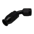 Load image into Gallery viewer, DeatschWerks 6 AN Female Flare Swivel 60-Degree Hose End PTFE - Anodized Matte Black - Main Product View
