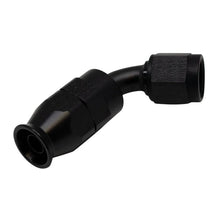 Load image into Gallery viewer, DeatschWerks 6 AN Female Flare Swivel 60-Degree Hose End PTFE - Anodized Matte Black - Main Product View