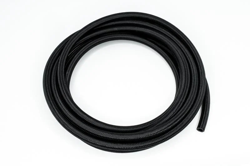 DeatschWerks 6AN Black Nylon Braided CPE Hose 20 Feet - Main Product View