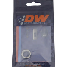 Load image into Gallery viewer, DeatschWerks 6AN Bulkhead Nut Smaller OD - Anodized DW Titanium - Side View
