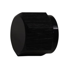 Load image into Gallery viewer, DeatschWerks 6AN Female Flare Cap - Anodized Matte Black - Main Product View