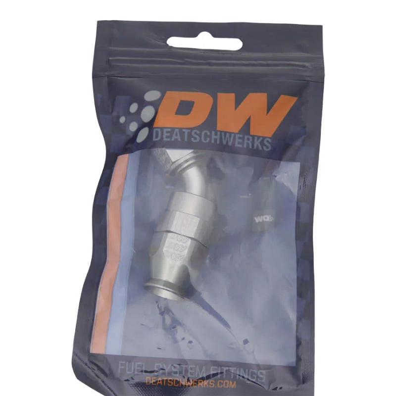DeatschWerks 6AN Female Swivel 45-Degree Hose End PTFE (Incl. 1 Olive Insert) - Additional View 5