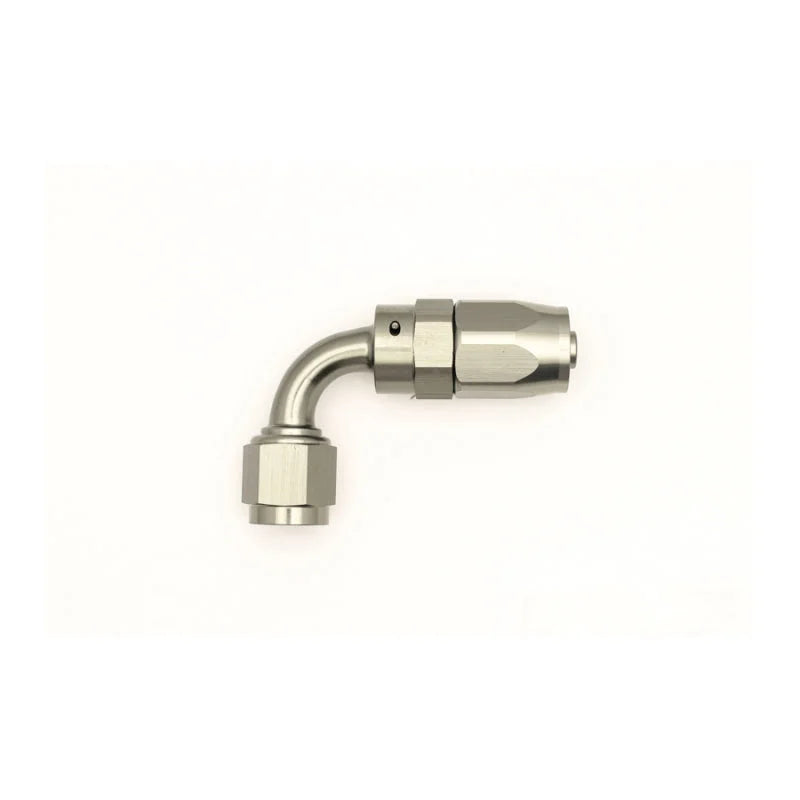 DeatschWerks 6AN Female Swivel 90-Degree Hose End CPE - Main Product View