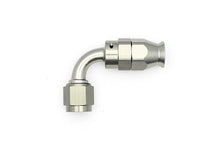 Load image into Gallery viewer, DeatschWerks 6AN Female Swivel 90-Degree Hose End PTFE (Incl. 1 Olive Insert) - Side View