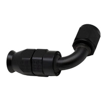 Load image into Gallery viewer, DeatschWerks 6AN Female Swivel 90-Degree Hose End PTFE (Incl 1 Olive Insert) - Anodized Matte Black - Main Product View