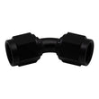 Load image into Gallery viewer, DeatschWerks 6AN Flare Female Swivel 45-Degree to 6AN Flare Female Swivel - Anodized Matte Black - Main Product View