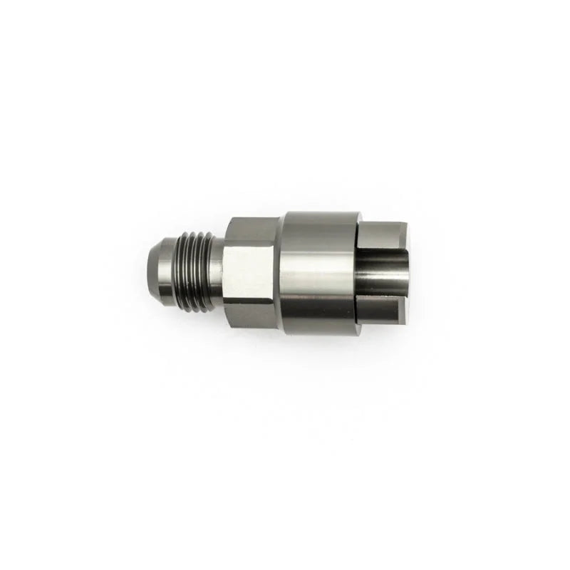 DeatschWerks 6AN Male 5/16IN Female EFI Quick Connect Adapter - Main Product View