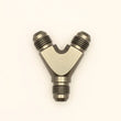 Load image into Gallery viewer, DeatschWerks 6AN Male Flare + 6AN Male Flare to 6AN Male Flare Y Block Fitting - Main Product View