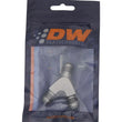 Load image into Gallery viewer, DeatschWerks 6AN Male Flare + 6AN Male Flare to 6AN Male Flare Y Block Fitting - Back View