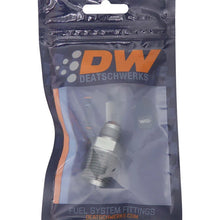 Load image into Gallery viewer, DeatschWerks 6AN Male Flare To 1/2in. Male NPT Adapter - Back View