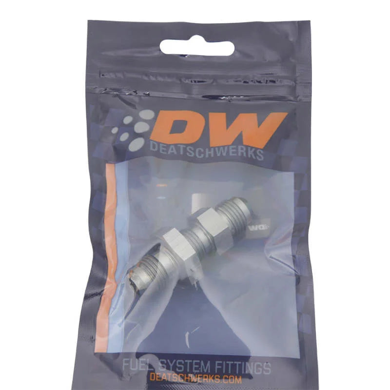 DeatschWerks 6AN Male Flare To 6AN Male Flare Bulkhead Adapter (Incl. Nut) - Additional View 6
