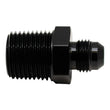 Load image into Gallery viewer, DeatschWerks 6AN Male Flare to 1/2in Male NPT Adapter - Anodized Matte Black - Main Product View