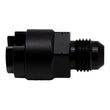 Load image into Gallery viewer, DeatschWerks 6AN Male Flare to 1/4in Female EFI Quick Connect Adapter - Anodized Matte Black - Main Product View