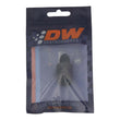 Load image into Gallery viewer, DeatschWerks 6AN Male Flare to 1/4in Female EFI Quick Connect Adapter - Anodized Matte Black - Side View