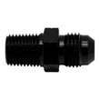 Load image into Gallery viewer, DeatschWerks 6AN Male Flare to 1/4in Male NPT Adapter - Anodized Matte Black - Main Product View