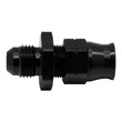 Load image into Gallery viewer, DeatschWerks 6AN Male Flare to 3/8in Hardline Compression Adapter - Anodized Matte Black - Main Product View