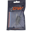 Load image into Gallery viewer, DeatschWerks 6AN Male Flare to 5/16in Female EFI Quick Connect Adapter - Anodized Matte Black - Side View