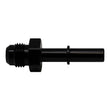 Load image into Gallery viewer, DeatschWerks 6AN Male Flare to 5/16in Male EFI Quick Connect Adapter - Anodized Matte Black - Main Product View