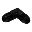 Load image into Gallery viewer, DeatschWerks 6AN Male Flare to 6AN Male Flare 90-Degree Fitting - Anodized Matte Black - Main Product View