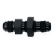 Load image into Gallery viewer, DeatschWerks 6AN Male Flare to 6AN Male Flare Bulkhead Adapter (Incl Nut) - Anodized Matte Black - Main Product View