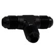 Load image into Gallery viewer, DeatschWerks 6AN Male Flare to 6AN Male Flare to 6AN Male Flare Tee Fitting - Anodized Matte Black - Main Product View