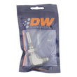 Load image into Gallery viewer, DeatschWerks 6AN Male Flare to 90-Degree 3/8in Single Hose Barb - Anodized DW Titanium - Side View