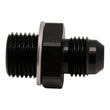 Load image into Gallery viewer, DeatschWerks 6AN Male Flare to M16 X 1.5 Male Metric Adapter (Incl Washer) - Anodized Matte Black - Main Product View