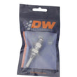 Load image into Gallery viewer, DeatschWerks 6AN Male Flare to Straight 5/16in Single Hose Barb - Anodized DW Titanium - Side View
