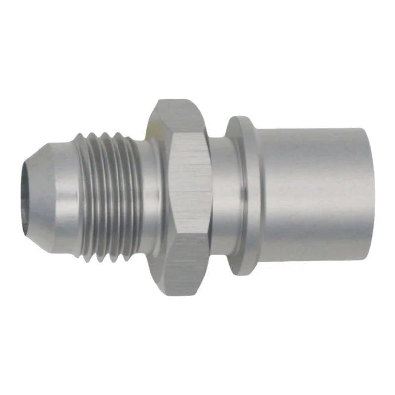 DeatschWerks 6AN Male Flare to Toyota Module Quick Connect - Anodized DW Titanium - Main Product View