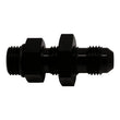 Load image into Gallery viewer, DeatschWerks 6AN O-Ring Male to 6AN Male Flare Bulkhead Include Nut - Anodized Matte Black - Main Product View