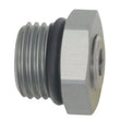 Load image into Gallery viewer, DeatschWerks 6AN ORB Male Plug Fitting with 1/8in NPT Gauge Port - Anodized DW Titanium - Main Product View