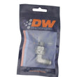 Load image into Gallery viewer, DeatschWerks 6AN ORB Male Swivel to 90-Degree 6AN Male Flare - Anodized DW Titanium - Side View