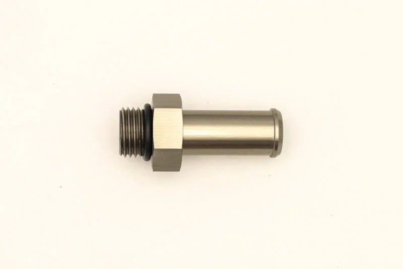 DeatschWerks 6AN ORB Male To 1/2in Barb Fitting (Single Barb - Incl O-Ring) - Main Product View