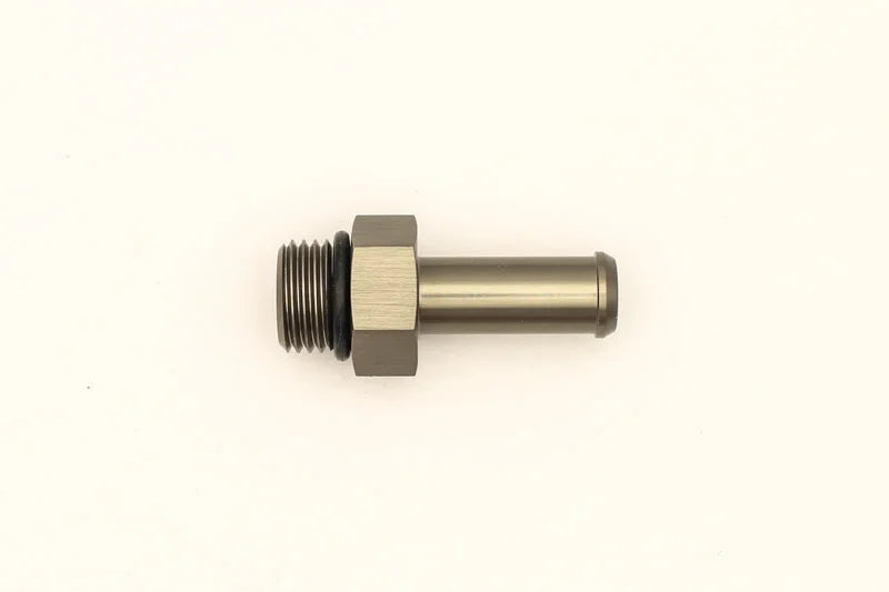 DeatschWerks 6AN ORB Male To 3/8in Barb Fitting (Single Barb - Incl O-Ring) - Main Product View