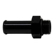 Load image into Gallery viewer, DeatschWerks 6AN ORB Male to 1/2in Male Barb Fitting (Incl O-Ring) - Anodized Matte Black - Main Product View