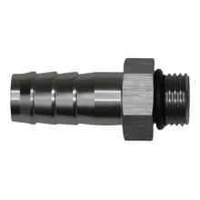 Load image into Gallery viewer, DeatschWerks 6AN ORB Male to 1/2in Male Triple Barb Fitting (Incl O-Ring) - Anodized DW Titanium - Main Product View