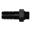 Load image into Gallery viewer, DeatschWerks 6AN ORB Male to 1/2in Male Triple Barb Fitting (Incl O-Ring) - Anodized Matte Black - Main Product View