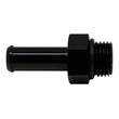 Load image into Gallery viewer, DeatschWerks 6AN ORB Male to 3/8in Male Barb Fitting (Incl O-Ring) - Anodized Matte Black - Main Product View