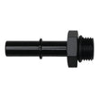 Load image into Gallery viewer, DeatschWerks 6AN ORB Male to 3/8in Male EFI Quick Connect Adapter - Anodized Matte Black - Main Product View