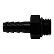 Load image into Gallery viewer, DeatschWerks 6AN ORB Male to 5/16in Male Triple Barb Fitting (Incl O-Ring) - Anodized Matte Black - Main Product View