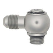 Load image into Gallery viewer, DeatschWerks 6AN ORB Male to 6AN Male Flare Low Profile 90-Degree Swivel - Anodized DW Titanium - Main Product View