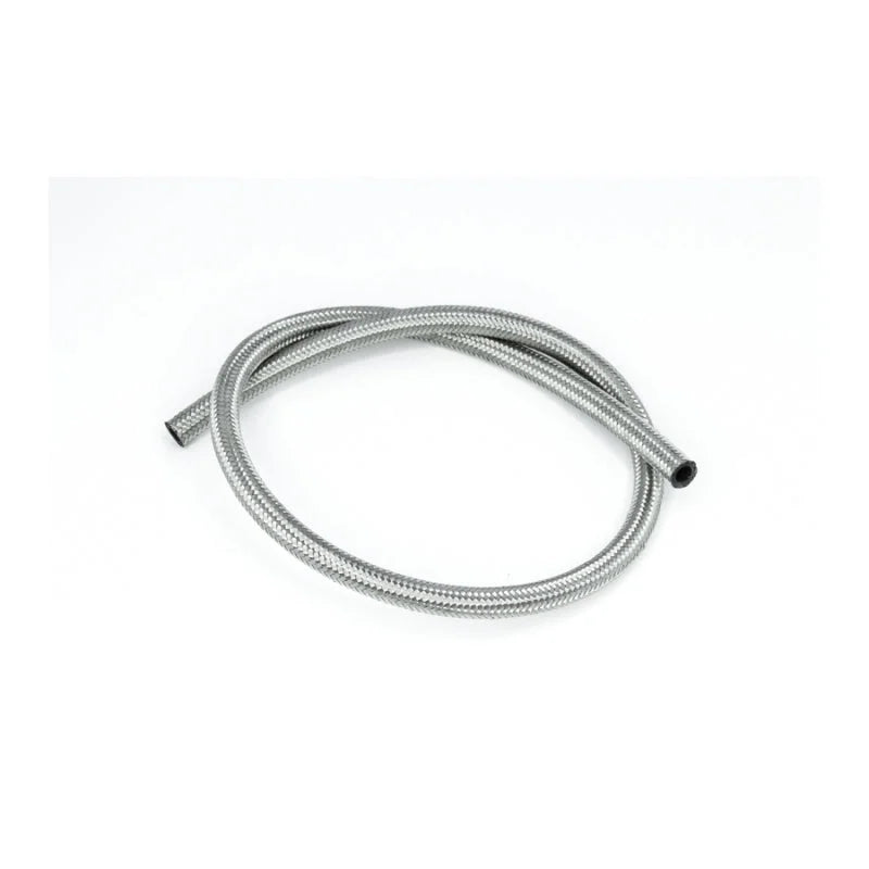 DeatschWerks 6AN SS Double Braided CPE Hose 3 Feet - Side View