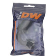 Load image into Gallery viewer, DeatschWerks 8 AN Female Flare Swivel 120-Degree Hose End CPE - Anodized Matte Black - Side View
