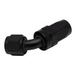 Load image into Gallery viewer, DeatschWerks 8 AN Female Flare Swivel 60-Degree Hose End CPE - Anodized Matte Black - Main Product View