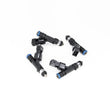 Load image into Gallery viewer, DeatschWerks 85-98 Volvo 240/740/940 Red Block 650cc Injectors - Set  of 4 - Main Product View