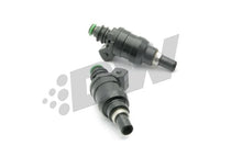 Load image into Gallery viewer, DeatschWerks 86-87 RX7 FC 1.3t 1000cc Low Impedance Top Feed Injectors - Back View