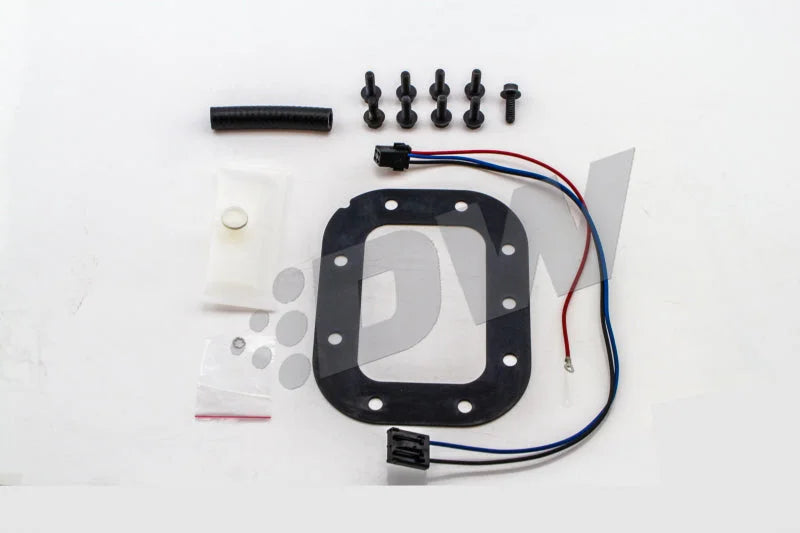 DeatschWerks 86-89 Chevy Corvette 5.7L DW200 / DW300 Fuel Pump Set Up Kit - Back View