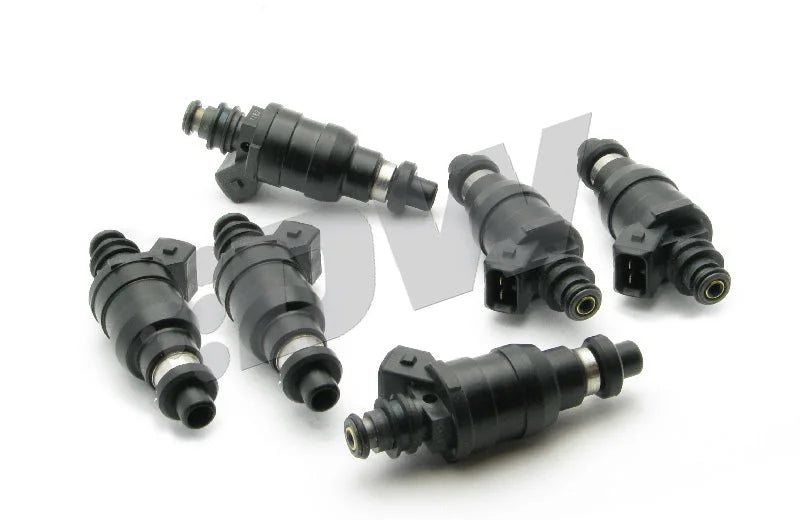 DeatschWerks 89-02 GTR RB26DETT 1000cc Top Feed Low Impedance Injectors - Side View