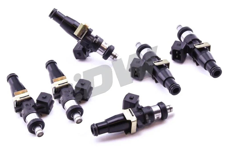 DeatschWerks 89-94 Nissan Skyline RB20DET / 89-02 RB26DETT Bosch EV14 1500cc Injectors (Set of 6) - Back View